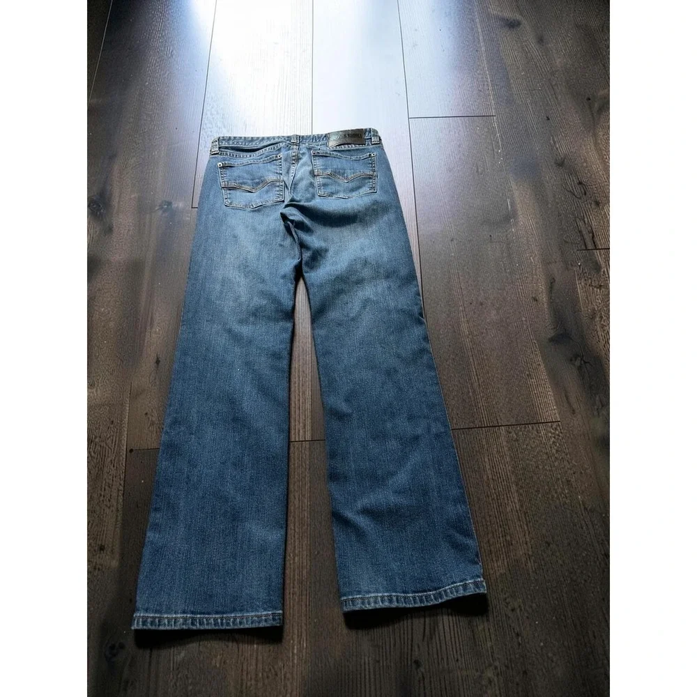 Rock and Roll Denim Revolver Straight Leg Jeans Mens 32x34 Medium Wash